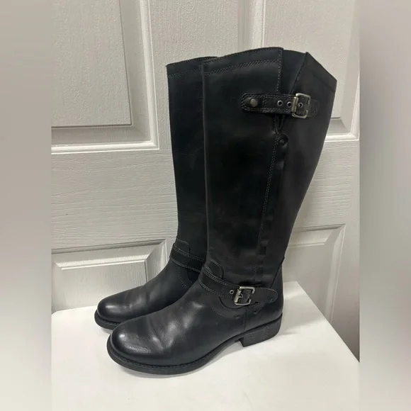 Eric Michael Black Leather Riding Boots Women’s Size 40 (Approx. Fits US 8–8.5). - Picture 2 of 16